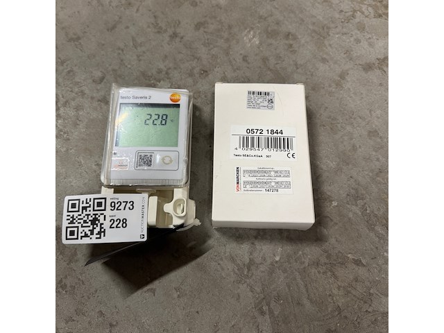 2x temperatuur datalogger, testo, saveris 2 en 184 t4 - afbeelding 1 van  3