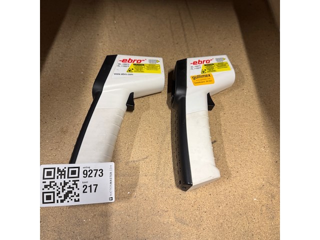2x temperatuurmeter, ebro, tfi 260 - afbeelding 1 van  3
