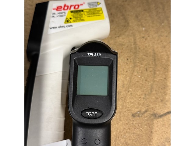 2x temperatuurmeter, ebro, tfi 260 - afbeelding 2 van  3