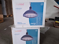 2x terrasheater sunred, indus ii hanging 2100 - afbeelding 1 van  5