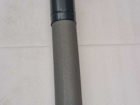 2x thermoduct vlakke horizontale dakdoorvoer ø160mm. t.b.v. hellend dak demo model - afbeelding 1 van  1