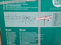 2x thermostaatkraan, hansgrohe, myfox - afbeelding 6 van  6