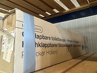 2x toiletbeugel handicare, linido, wit, , opklapbaar - afbeelding 3 van  3