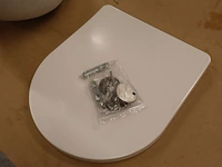 2x toiletpot met toiletbril, rimless + soft close, wit - afbeelding 6 van  9