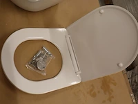 2x toiletpot met toiletbril, rimless + soft close, wit - afbeelding 7 van  9