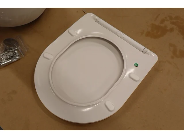 2x toiletpot met toiletbril, rimless + soft close, wit - afbeelding 8 van  9