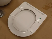 2x toiletpot met toiletbril, rimless + soft close, wit - afbeelding 8 van  9