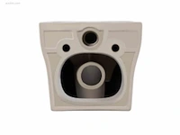 2x toiletten - mat zwart - tornado flush -... - afbeelding 6 van  7