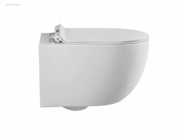2x toiletten - wit - super flush - hangend -... - afbeelding 2 van  4