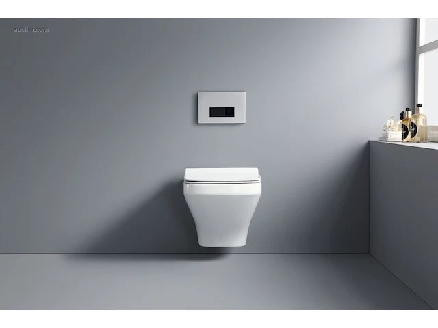 2x toiletten - wit - super flush - hangend -... - afbeelding 5 van  10