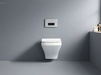 2x toiletten - wit - super flush - hangend -... - afbeelding 5 van  10