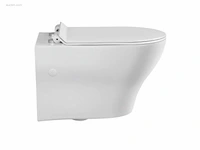 2x toiletten - wit - tornado flush - hangend -... - afbeelding 2 van  4