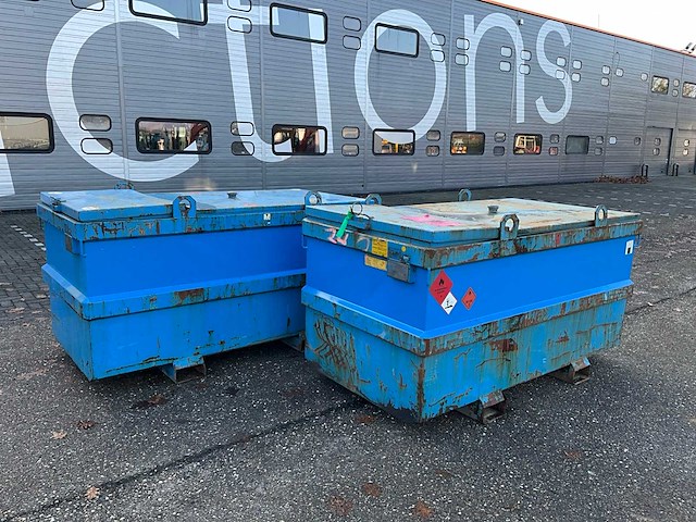 2x tolsma 1600l brandstoftank - afbeelding 1 van  14