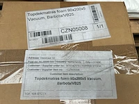 2x topdekmatras foam 160x200x5, 90x200x5 - afbeelding 3 van  3