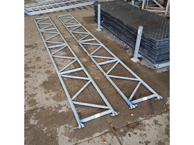 2x tralie legger ca. 514cm layher, allround stalen steiger - afbeelding 1 van  7