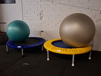 2x trampoline met 2x gymbal - afbeelding 1 van  8