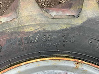 2x trelleborg twin 414 400/55 r17.5 band, wiel en velg - afbeelding 3 van  11