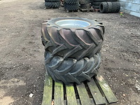 2x trelleborg twin 414 400/55 r17.5 band, wiel en velg - afbeelding 8 van  11