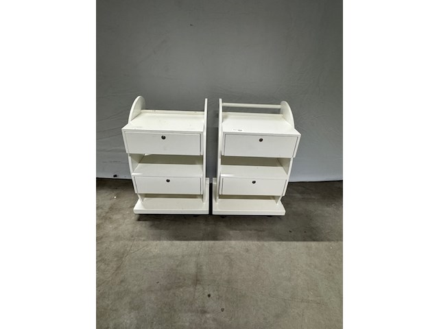 2x trolley reeve, wit - afbeelding 1 van  8