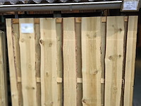 2x tuinscherm met schaaldelen - afbeelding 1 van  3