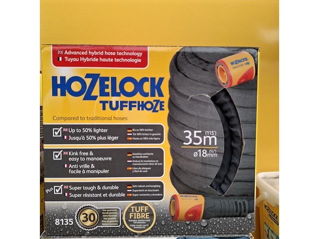 2x tuinslang, hozelock, tuffhoze - afbeelding 2 van  2
