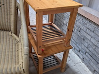 2x tuinstoel met bijzettafel en divers meubilair - afbeelding 7 van  7