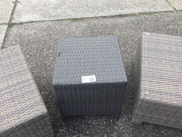 2x tuintafel, 1 x krukje - afbeelding 3 van  4