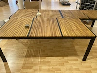 2x tuintafel