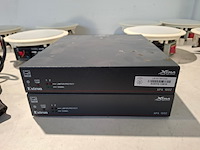 2x tweekanaals audio-eindversterkers, extron, xpa 1002, met 8x 2-weg coaxiale inbouwluidspreker, ecler ic6 - afbeelding 2 van  8