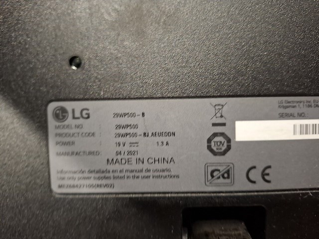 2x ultrawide monitor, lg, 29wp500 - afbeelding 7 van  7