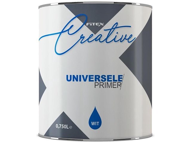 2x universele primer fitex, creative, wit, 2,5 liter - afbeelding 2 van  2