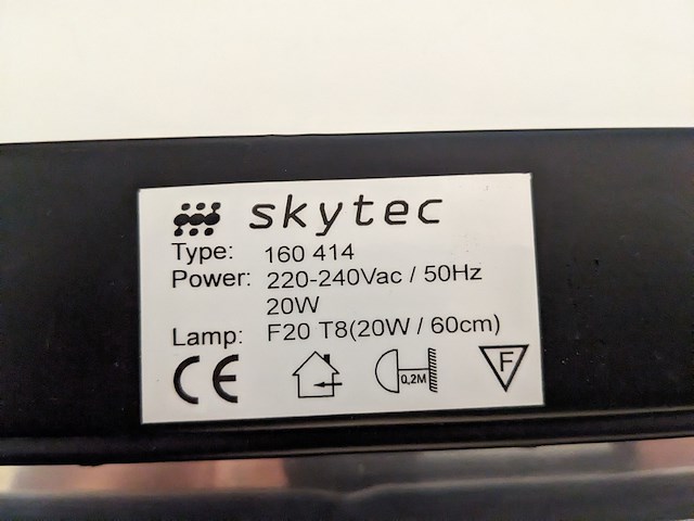 2x uv-lamp, skytec - afbeelding 3 van  5