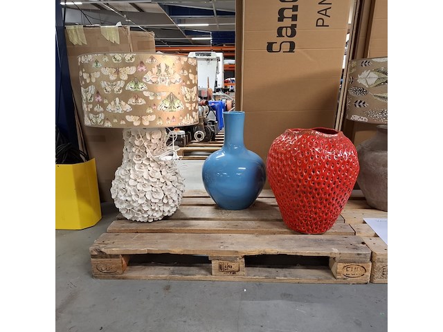2x vaas en 1x lamp, des pots designers guild - afbeelding 1 van  9