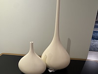 2x vaas raw interiors, "fles model", beige - afbeelding 1 van  4
