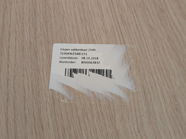 2x vakkenkast, gispen, 2500 - afbeelding 7 van  7