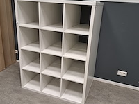 2x vakkenkast ikea, kallax, wit