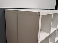 2x vakkenkast ikea, kallax, wit - afbeelding 2 van  4