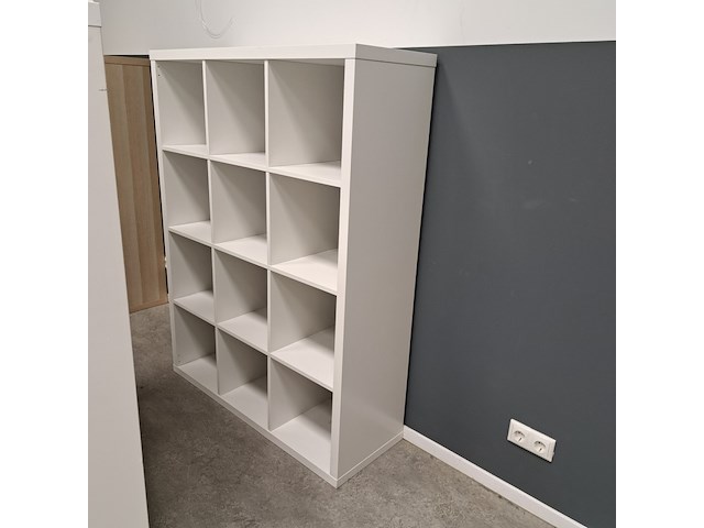 2x vakkenkast ikea, kallax, wit - afbeelding 4 van  4