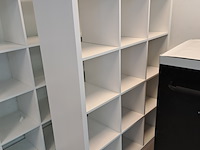 2x vakkenkast ikea, kallax, wit - afbeelding 4 van  4