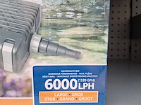 2x vaste- stoffilter en watervalpomp, hozelock, aquaforce 6000 - afbeelding 3 van  5