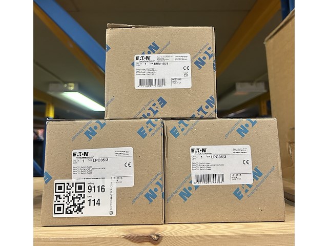 2x veilighedenlastscheider, 1x switch-disconnector, eaton, lpc35/3, dmm-160/4 - afbeelding 1 van  2