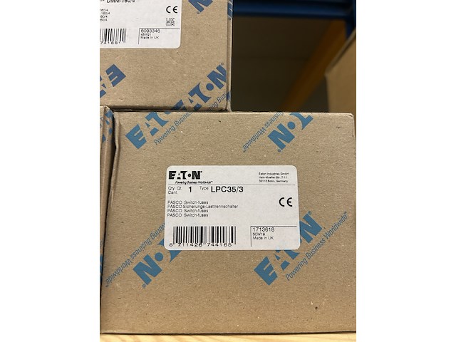 2x veilighedenlastscheider, 1x switch-disconnector, eaton, lpc35/3, dmm-160/4 - afbeelding 2 van  2