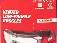 2x veiligheidsbril milwaukee, full focus ruimzichtbril - afbeelding 2 van  3