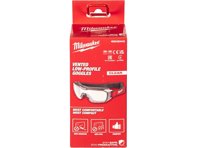 2x veiligheidsbrillen milwaukee, full focus ruimzichtbril - afbeelding 3 van  3
