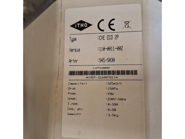 2x ventilatie box, orcon en itho, diverse soorten - afbeelding 6 van  8