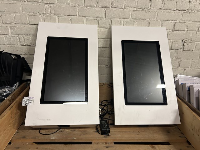 2x verkoopzuil met scanner, zonder pc - afbeelding 1 van  5