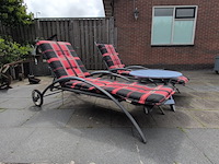 2x verrijdbaar ligbed met salontafel - afbeelding 3 van  5
