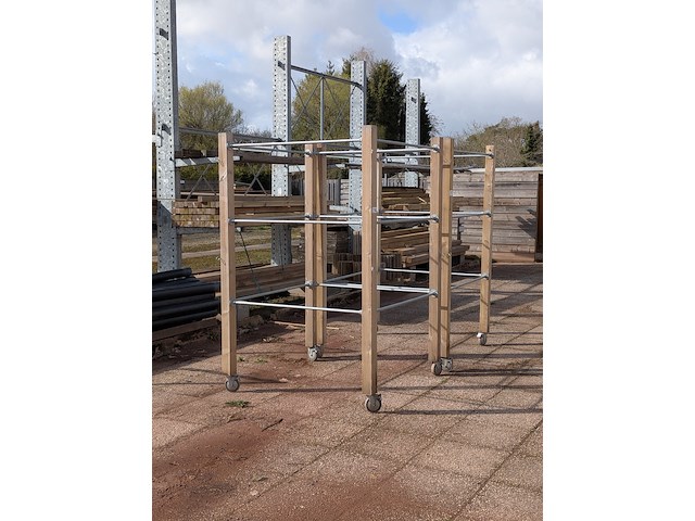 2x verrijdbaar rek - afbeelding 1 van  8