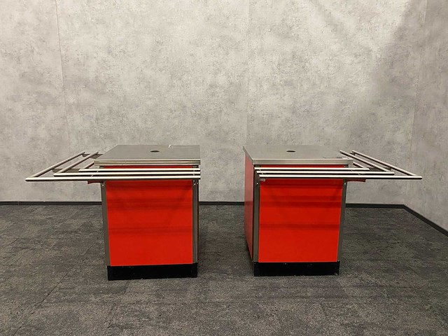 2x verrijdbare horeca uitgifte counter - afbeelding 4 van  12