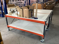 (2x) verrijdbare inpaktafels / werktafels - afbeelding 4 van  4